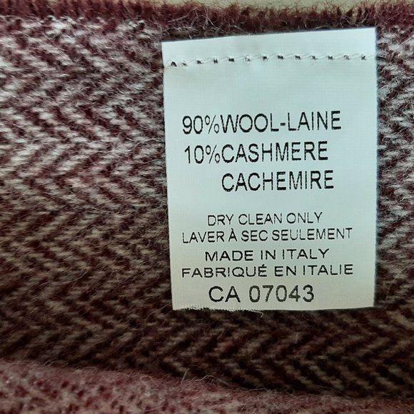CRISTINA CHITI Wool and Cashmere Scarf - Picture 3 of 3